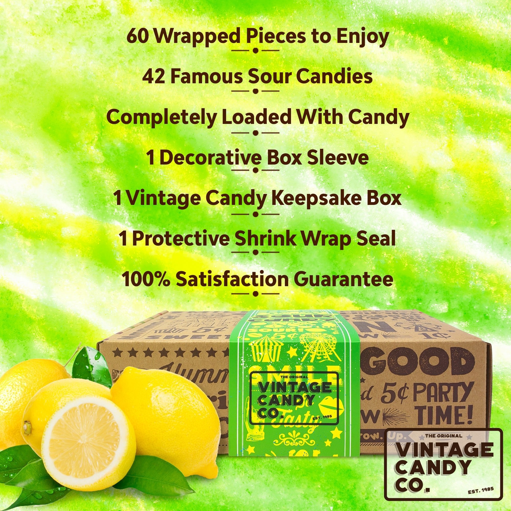 Sour Candy Assortment Gift Vintage Candy Co.