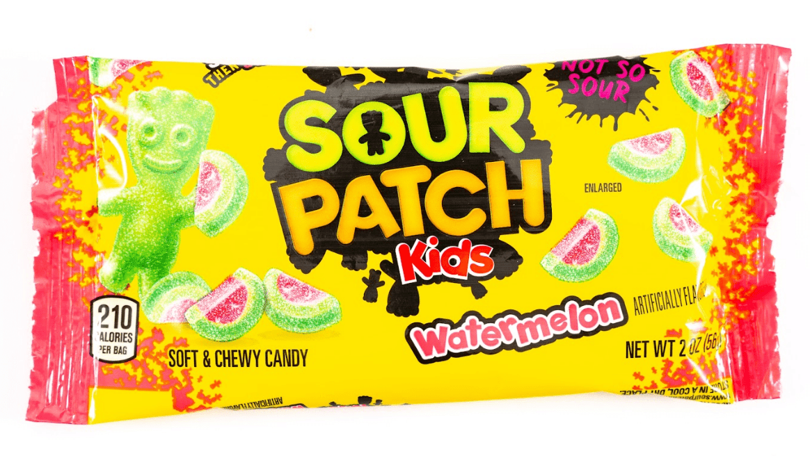 Sour Patch Kids Sweet Watermelon Chewy Candy Bulk Pack (2 oz. 24 ct ...