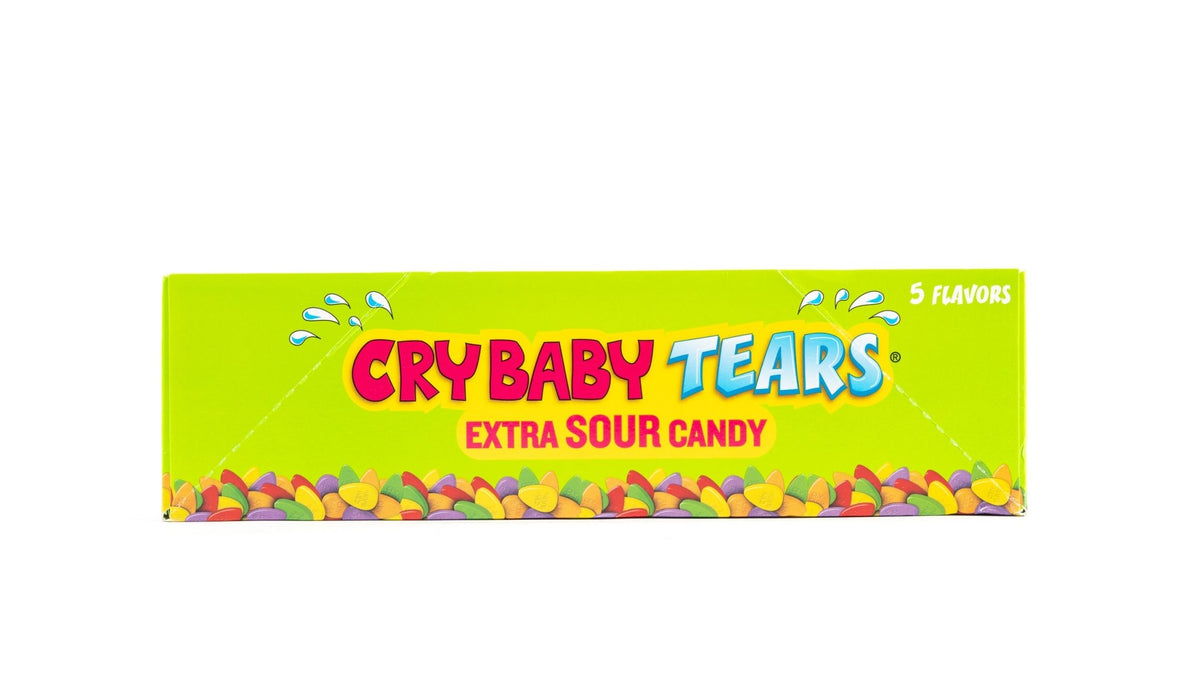 Cry Baby Tears Extra Sour Assorted Flavors Candy Bulk Box (1.97 oz, 24 ...