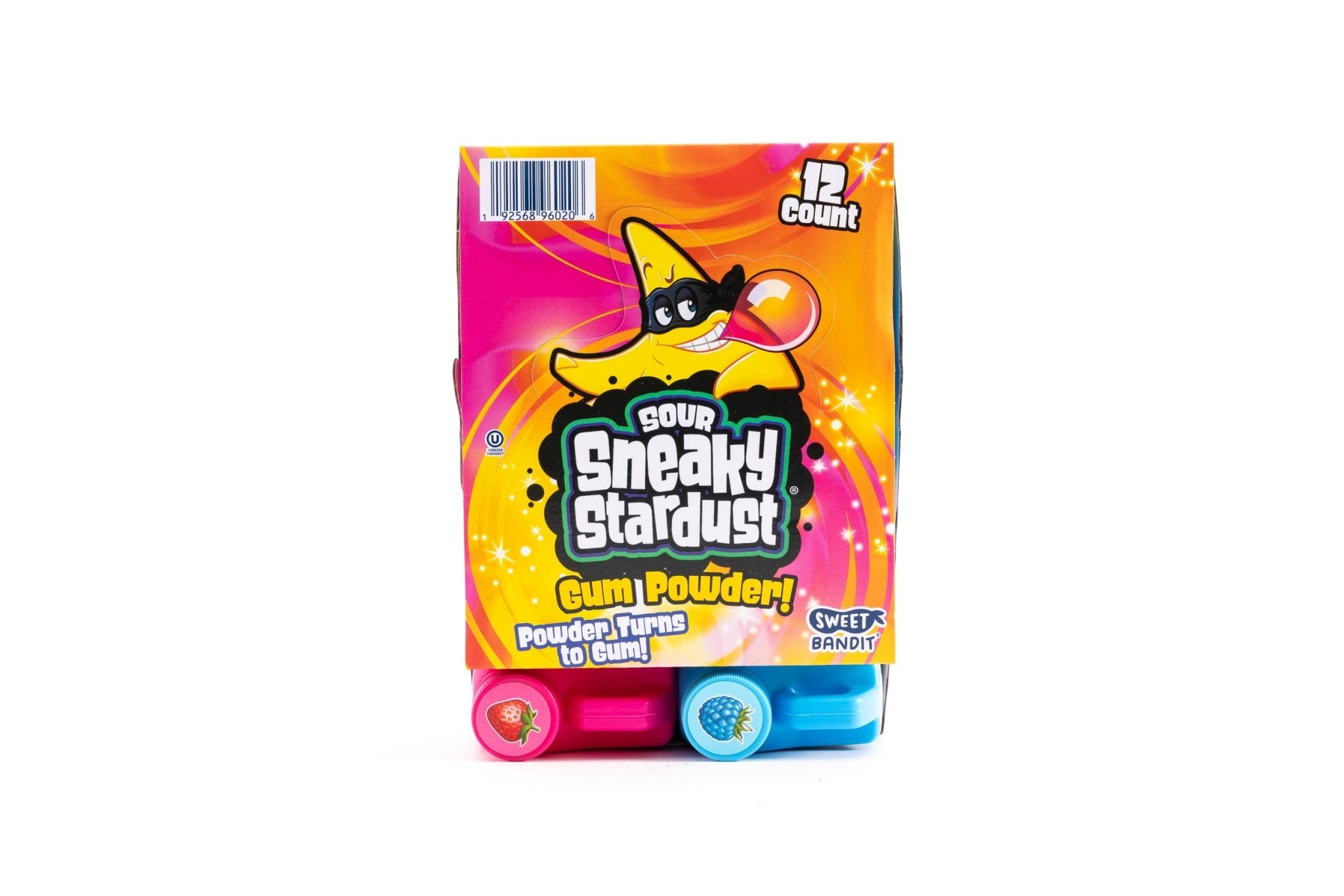 Starkust Candy Sneaky Stardust Sweet Bandit Sour Gum Powder Bulk Pack (1.94 oz, 12 ct ...