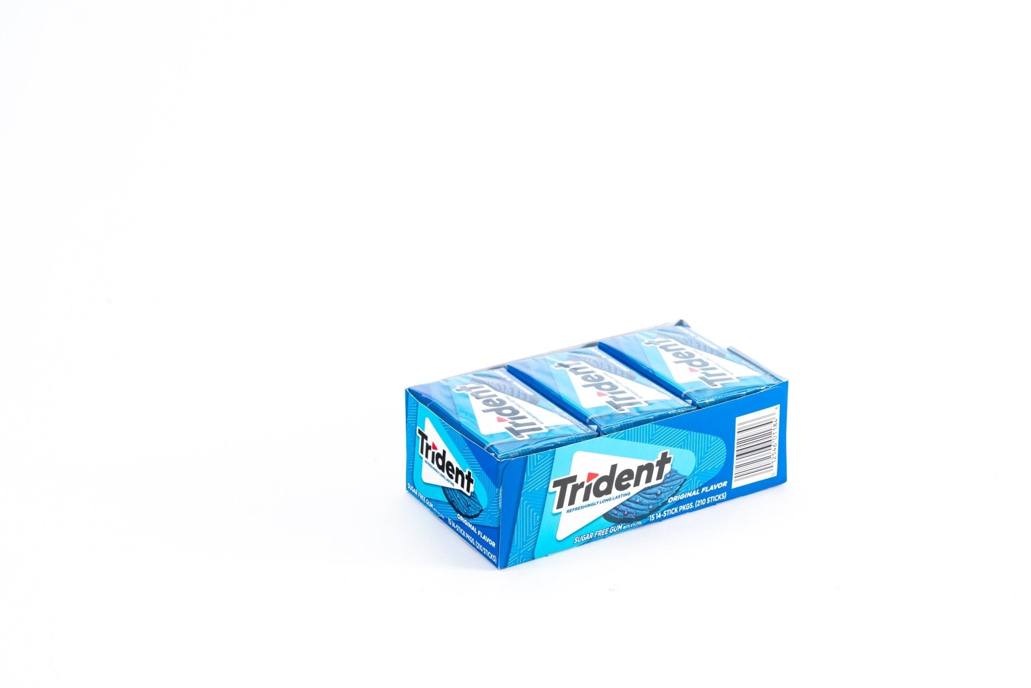 Trident Original Flavor Sugar Free Gum Bulk Box (1.23 oz, 15 ct.) - Vintage Candy Co.
