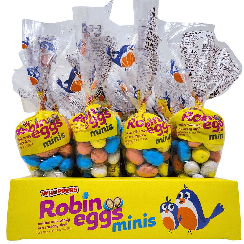 Whoppers Mini Robin Eggs Malted Milk Candy Bulk Box (2.2 oz, 24 ct ...