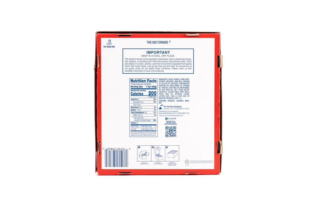 Zagnut Crunchy Peanut Butter Toasted Coconut Candy Bar Bulk Pack (1.51